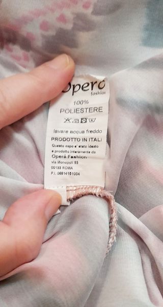 Vestito smanicato estivo vestitino