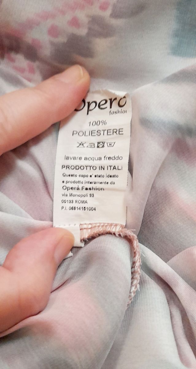 Vestito smanicato estivo vestitino