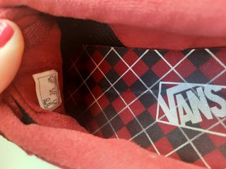 Zapatillas Vans rojas talla 42
