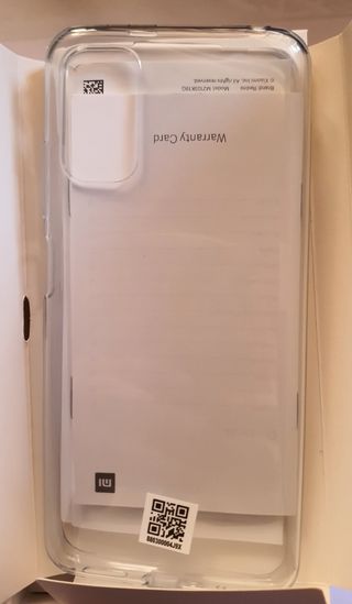 Caja y funda Xiaomi Redmi Note 10 5G