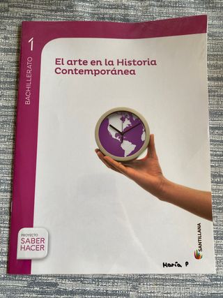 Libro Historia Contemporanea 1º Bach Santillana