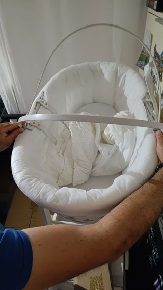 Moisés madera en blanco 