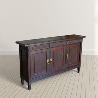 Mesa de despacho y aparador antiguos