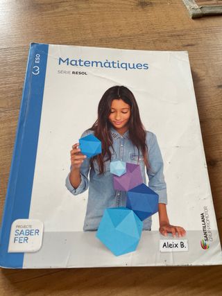 Libro 3 ESO Matematicas