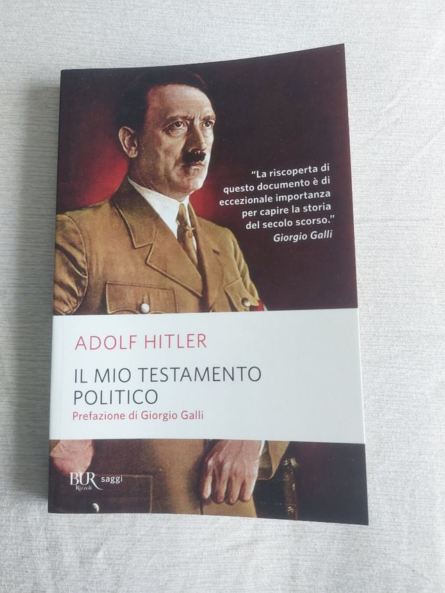 A. H. - Il mio testamento politico