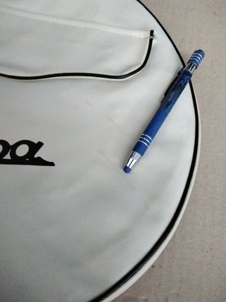 Funda rueda repuesto crema 8 pulgadas vespa 125n