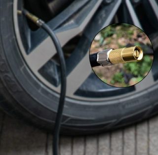 Compressore 12v per auto moto con manometro bici