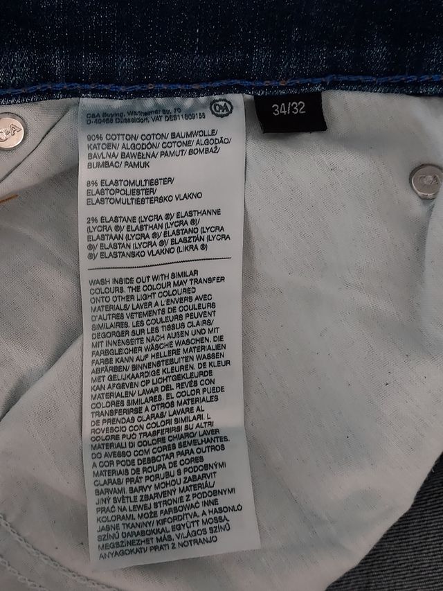 Pantalón vaquero hombre