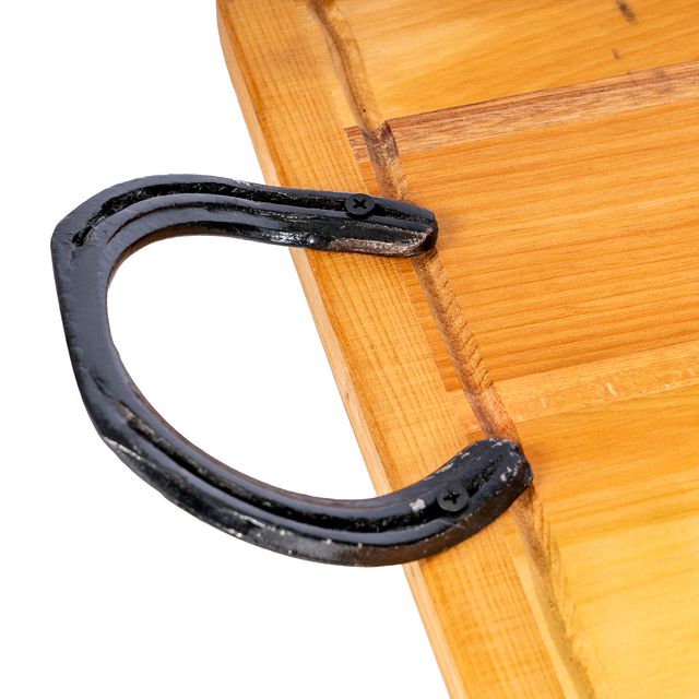 Tabla de asado con herradura