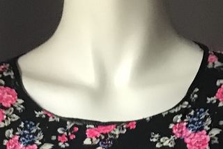 Vestido Negro estampado