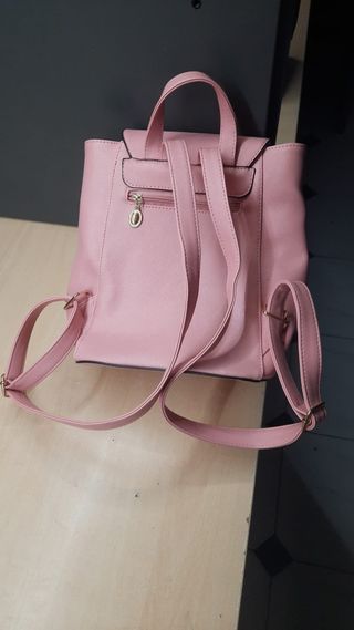 BOLSO MOCHILA MUJER JUVENIL - ROSA CHICLE