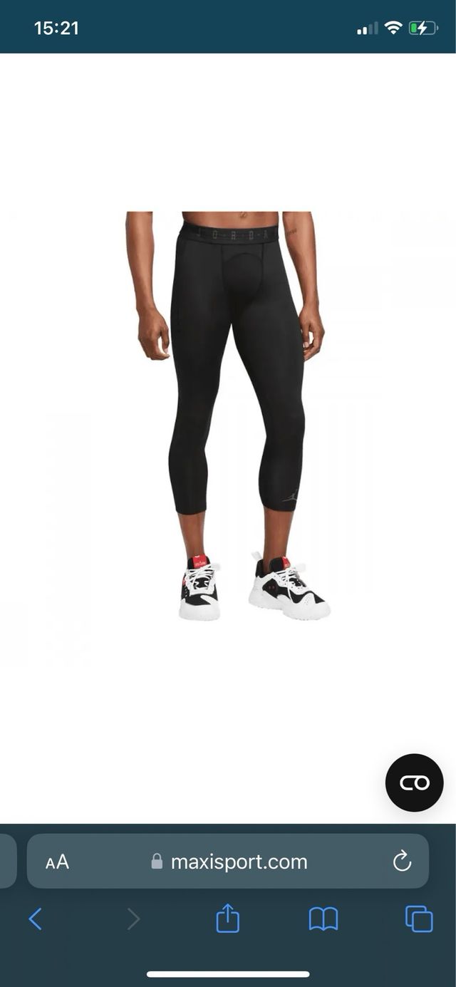 Nike Jordan uomo Leggings Dry fit sport