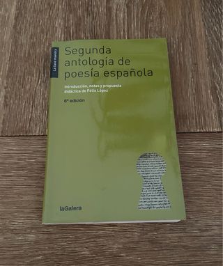 Segunda antología de poesía espańola.