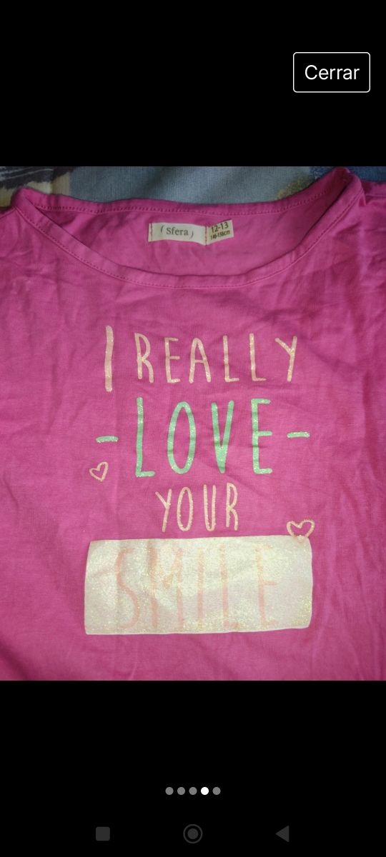 Camiseta y shorts ,(las 2 prendas 2€)