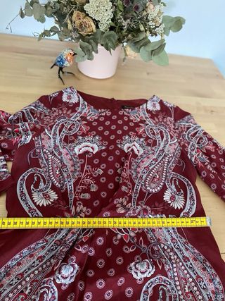 Vestido de seda Massimo Dutti