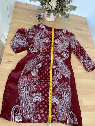 Vestido de seda Massimo Dutti