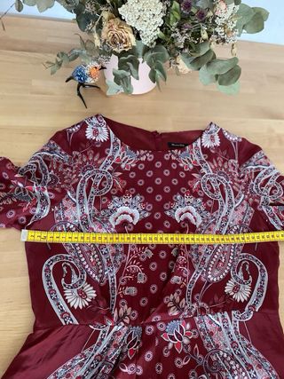 Vestido de seda Massimo Dutti