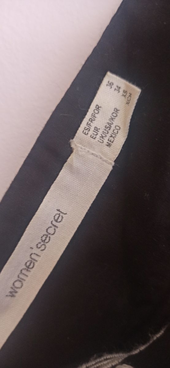 Vestido playero Negro