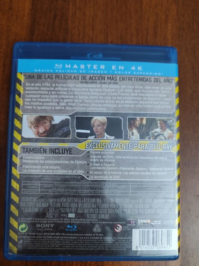 ELYSIUM BLUE RAY