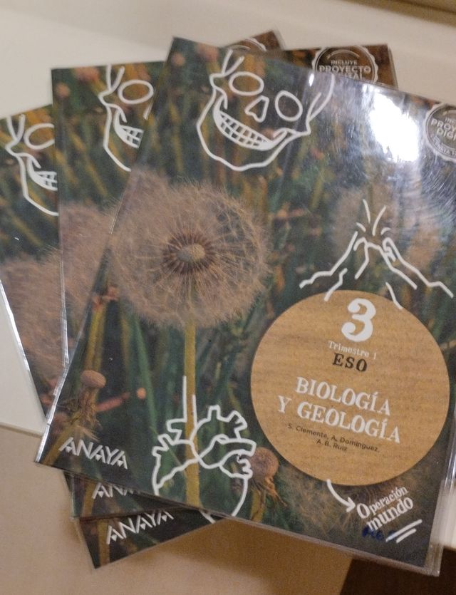 Libro di biologia e geologia. 3° ESO. Anaya