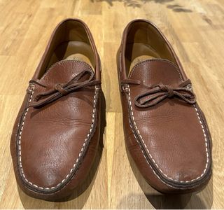 Mocasines marrones con cordones Bow Tie