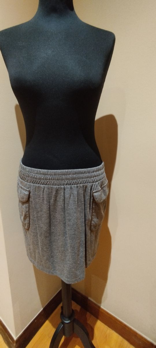 Minifalda gris