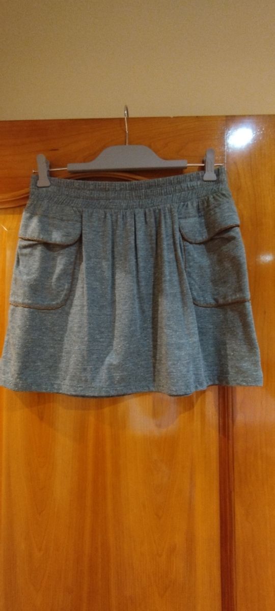 Minifalda gris