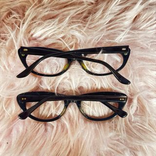 Lote 2 Gafas Vintage años 50 Ojo de Gato