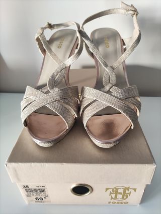 Sandalias tacón 
