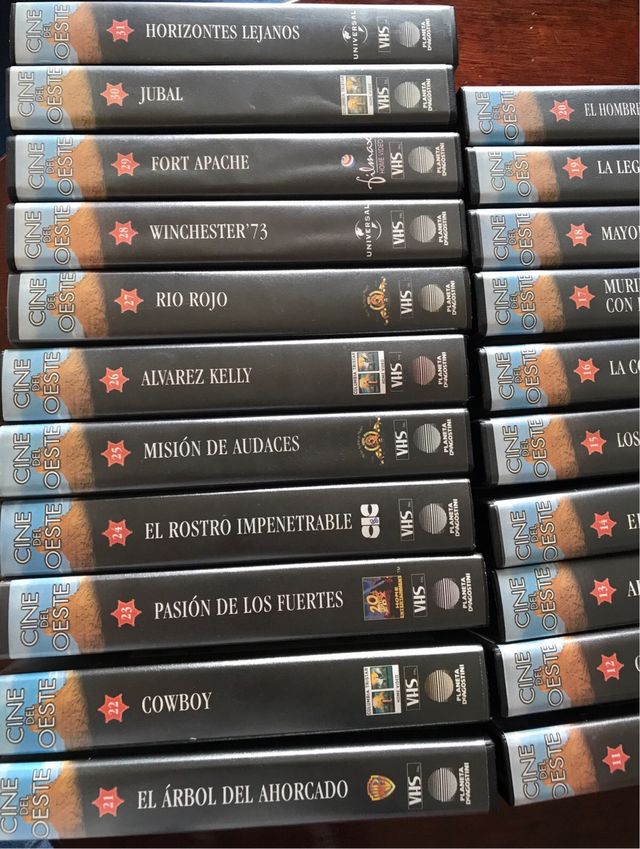 Cine del oeste en VHS