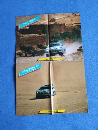 Peugeot Parigi Dakar 1988-brochure / poster 120*80