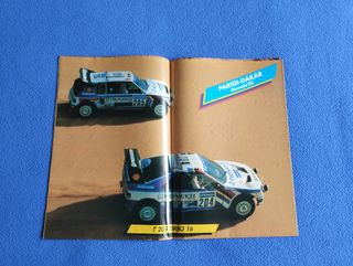Peugeot Parigi Dakar 1988-brochure / poster 120*80