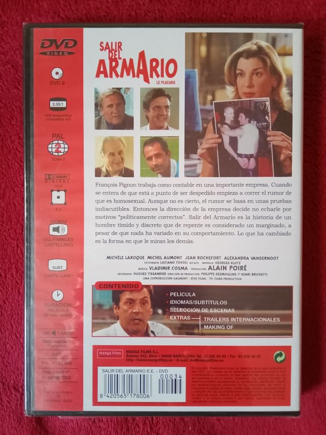 "Salir del armario" en DVD 