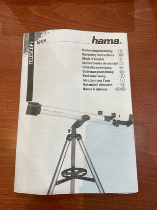 Telescopio + libro