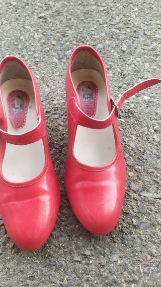 zapatos de flamenco niña