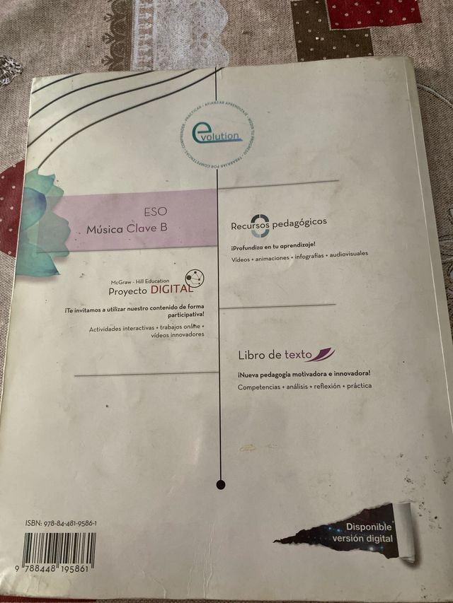 libro 3 eso música 
