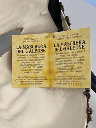 Mascara de Venecia artesana