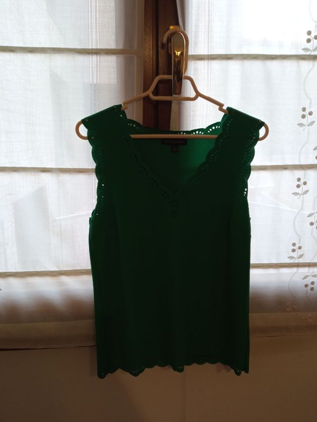 Blusa verde de Banana Republic