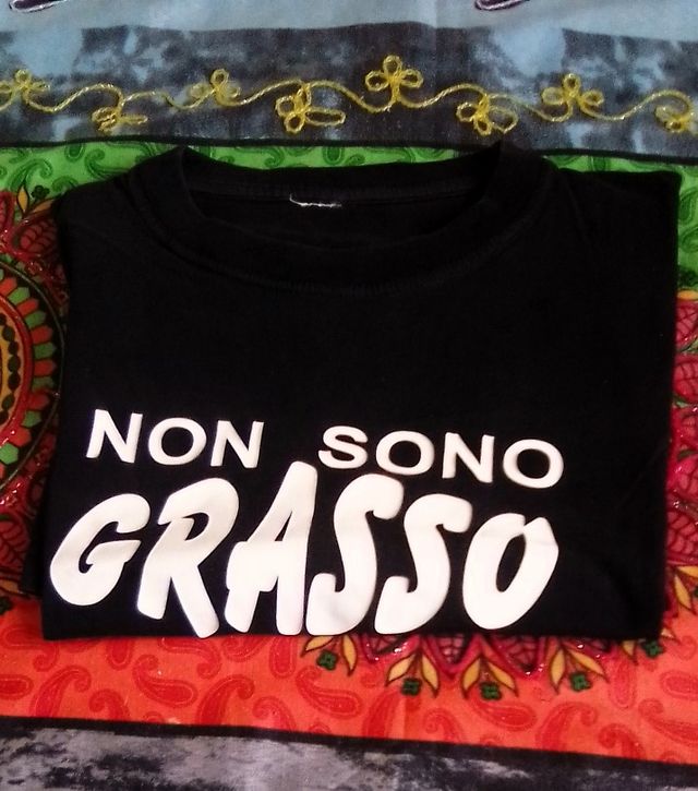 T-shirt XXL con scritta