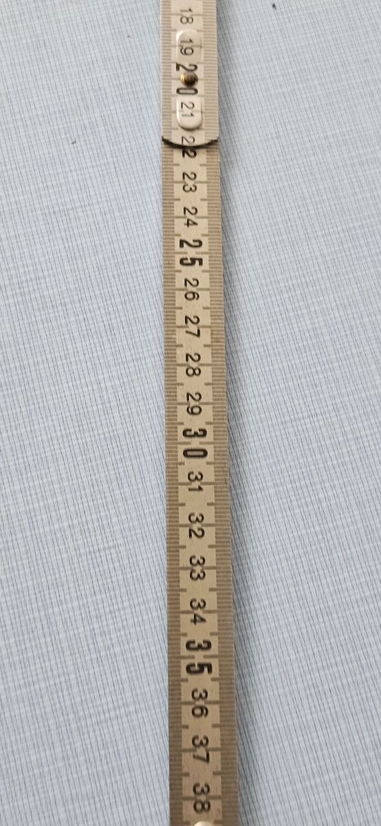 Regla plegable  vintage 1 metro  es meta