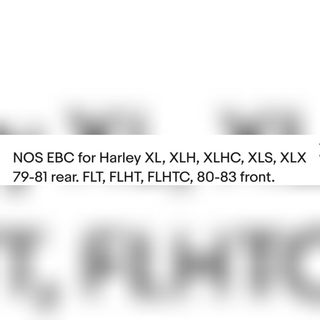 Pastillas freno Harley EBC