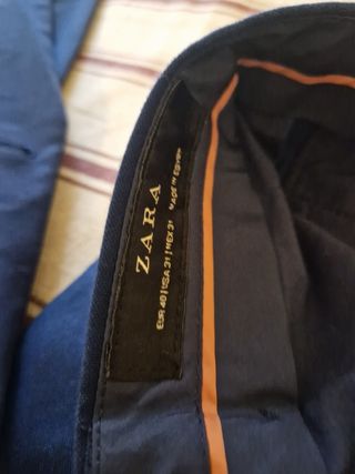 Traje azul Zara M Usado 1 vez