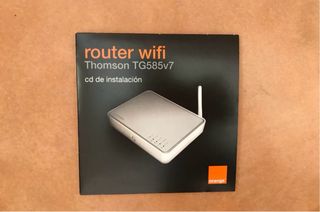 Router wi-fi multimedia Thomson TG585v7 Orange