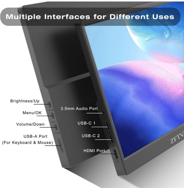 Monitor portátil de 14 pulgadas