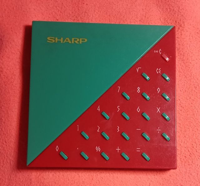 Calcolatrice Solare Vintage Sharp WN-30 Japan 1987