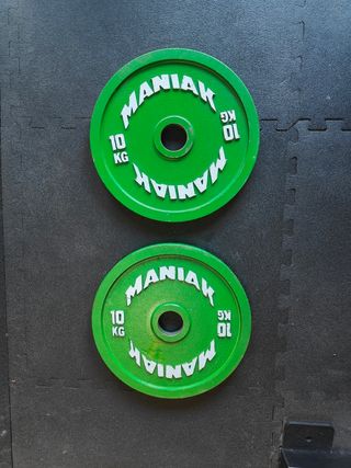 Discos calibrados 10 kg MANIAK