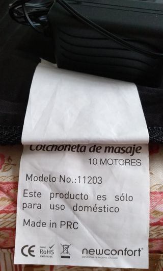 Colchoneta de masaje urgente 