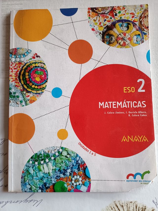 Matemáticas 2ºESO. Ed. Anaya.