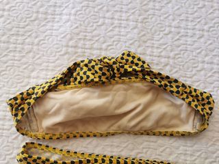 Bikini bandeau estampado de ORIOL.P. Talla XS-S