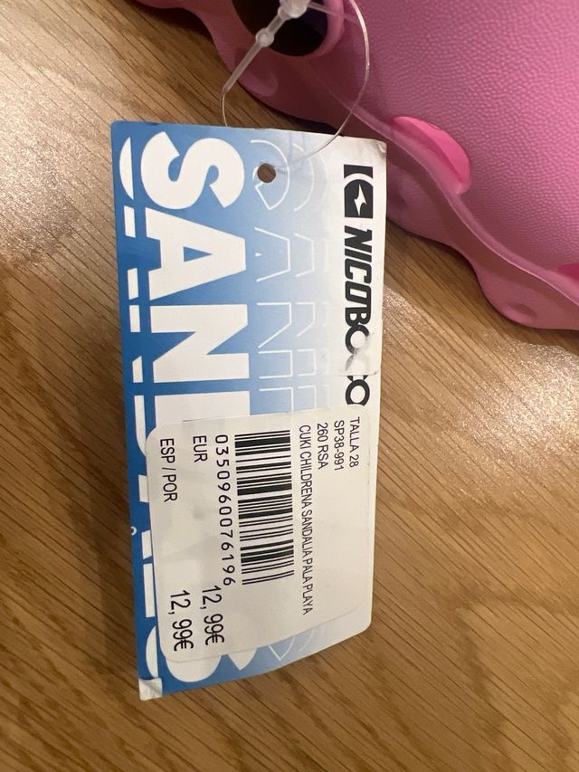 Sandalias playa niña Nicoboco